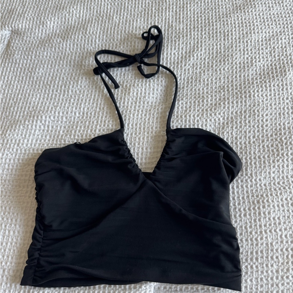 Abercrombie & Fitch Black Wrap Tank Top
